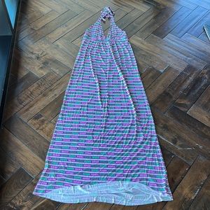 Designer Fresha 100%viscose made in Turkey size M spaghetti strap tube maxi dres